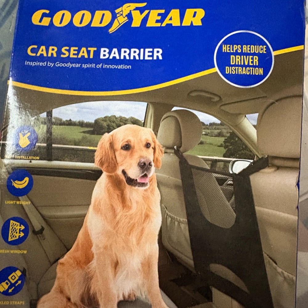Car Dog Pet Barrier Guard Back Seat Mesh Net For SUV Truck Van Universal